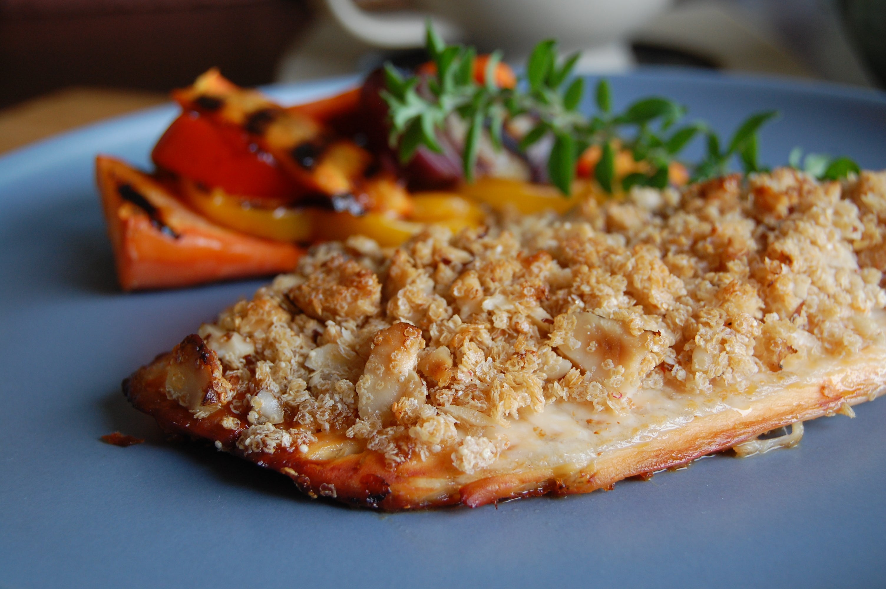 Fish in Chestnut Crust