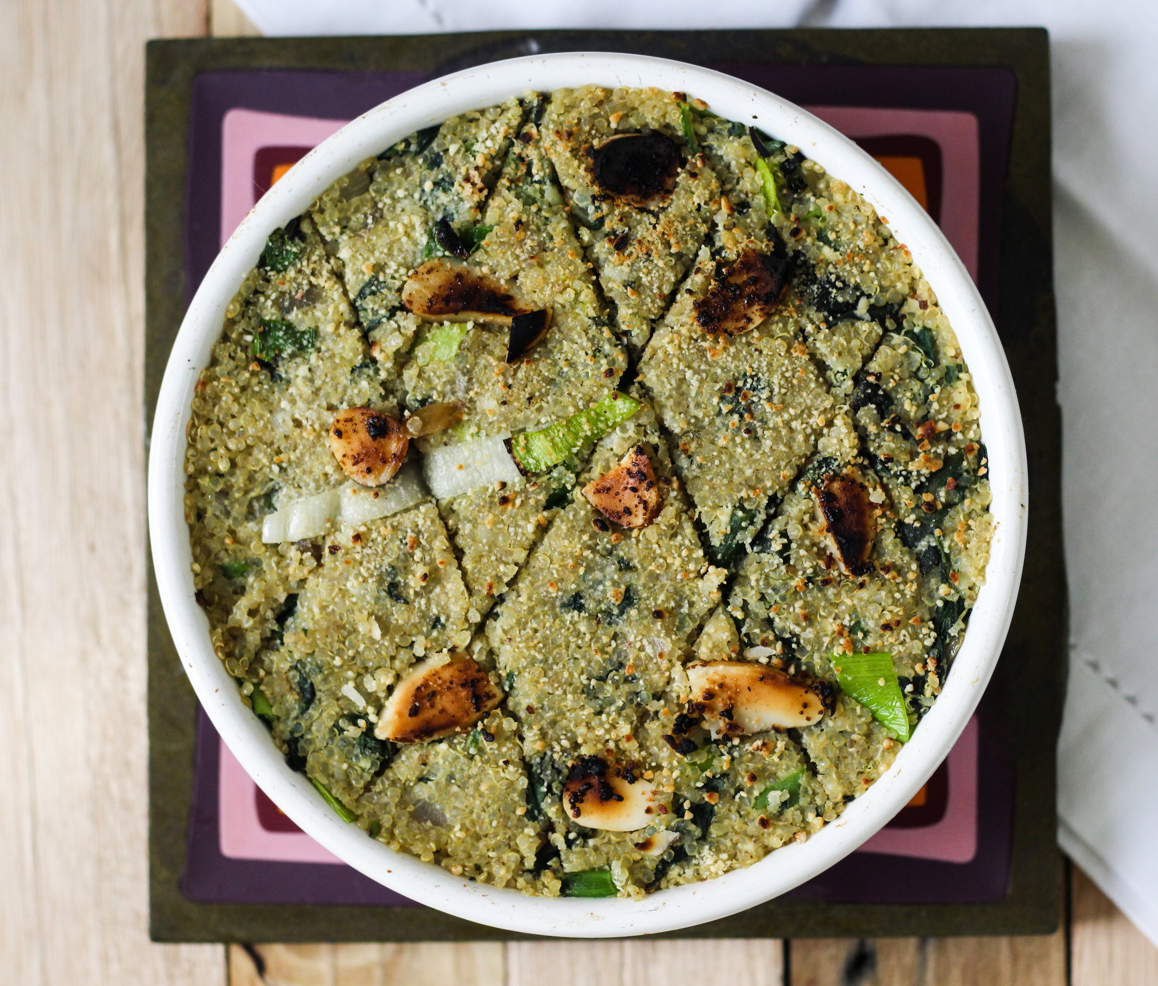 Spinach Kibbeh with Brazil Nuts